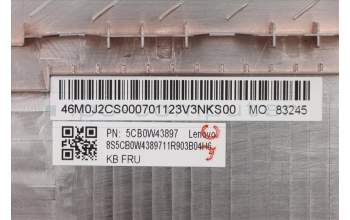 Lenovo 5CB0W43897 COVER Lower Case W 81VS FO