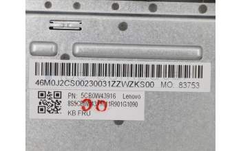 Lenovo 5CB0W43916 COVER Upper Case ASM_UK W 81VS PG