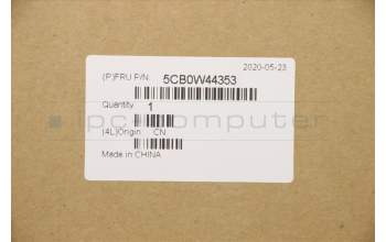 Lenovo 5CB0W44353 COVER Upper CaseQ20RV FP_MGR_BL_ GRE