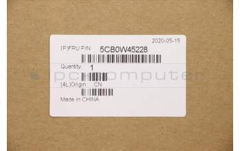 Lenovo 5CB0W45228 COVER Upper CaseQ20RWFP_MGR_BL_SLV