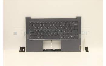 Lenovo 5CB0X55873 C-Cover with keyboard,Greek,Grey