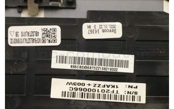 Lenovo 5CB0X55873 C-Cover with keyboard,Greek,Grey