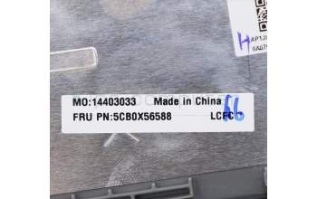 Lenovo 5CB0X56588 COVER Upper Case ASM_TR L81WA NFPPGYDIS