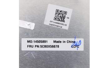 Lenovo 5CB0X56678 COVER Upper Case ASM_TR L81WA FPABEDIS