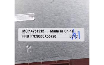 Lenovo 5CB0X56726 COVER Upper Case ASM_SA L81WA NFPCRDDIS
