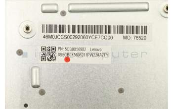 Lenovo 5CB0X56982 COVER Upper Case ASM_BE W 81VU PG