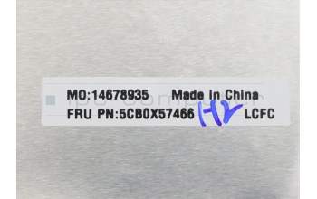 Lenovo 5CB0X57466 COVER Upper Case ASM_BE L81WB NFPBKDIS