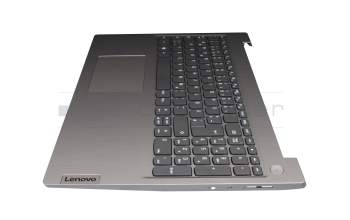 5CB0X57489 original Lenovo clavier incl. topcase DE (allemand) gris/argent