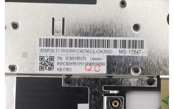 Lenovo 5CB0Y85375 COVER Upper Case ASM_RU BL FP W81X1PG