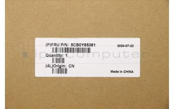Lenovo 5CB0Y85381 COVER Upper Case ASM_GK BL FP W81X1PG