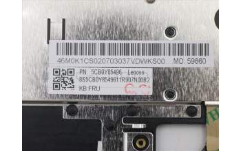 Lenovo 5CB0Y85496 COVER Upper Case ASM_PO BL FP W81X1GY