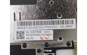 Lenovo 5CB0Y85498 COVER Upper Case ASM_CF-E BL FP W81X1GY