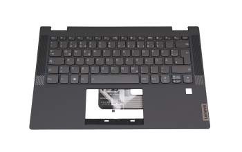 5CB0Y85503 original Lenovo clavier incl. topcase DE (allemand) gris/gris avec rétro-éclairage