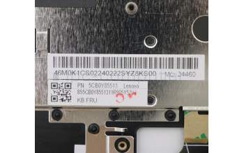 Lenovo 5CB0Y85513 COVER Upper Case ASM_SA BL FP W81X1GY