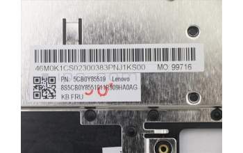 Lenovo 5CB0Y85519 COVER Upper Case ASM_FR-AR BL FP W81X1GY