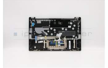 Lenovo 5CB0Y89111 C-Abdeckung mit Tastatur, Deutsch, Silbern, Hintergrundbeleuchtung, Fingerabdruck