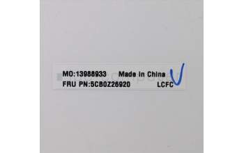 Lenovo 5CB0Z26920 COVER hinge cover L 82D4 GY532 DCC