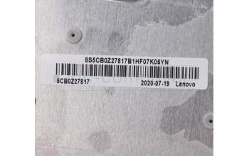 Lenovo 5CB0Z27817 COVER Upper Case ASM_UK B 82C1 PG