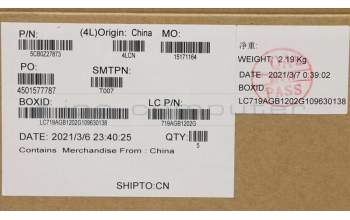 Lenovo 5CB0Z27873 COVER Upper Case ASM_IT_IG_AL_GY