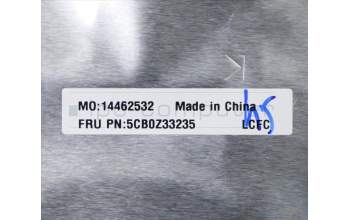 Lenovo 5CB0Z33235 COVER Upper Case ASM_CZ-SK L 82EY OB