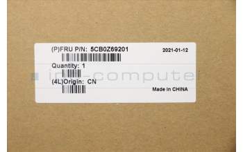 Lenovo 5CB0Z69201 COVER FRU D_COVER_ASSY_BK_Tex_FOR DIS