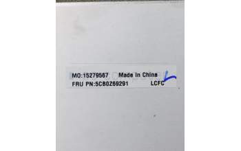 Lenovo 5CB0Z69291 COVER FRU D_COVER_AL_WWAN_5G BLK_ASSY