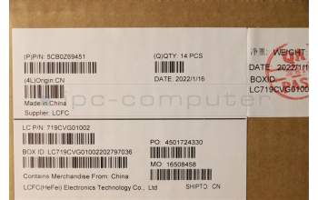 Lenovo 5CB0Z69451 COVER FRU COVER K14_A_COVER_AL_SUB_ASSY