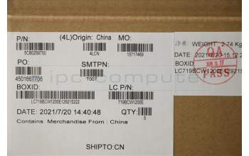 Lenovo 5CB0Z69750 COVER Upper Case ASM_POR L 82BGMC