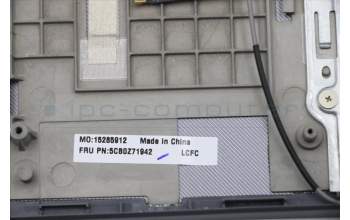 Lenovo 5CB0Z71942 COVER UpperCaseASM B 82BC BL WH FRA