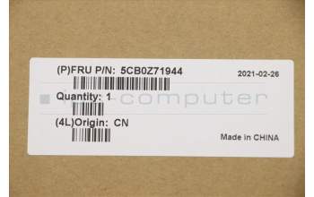 Lenovo 5CB0Z71944 COVER UpperCaseASM B 82BC BL WH GER