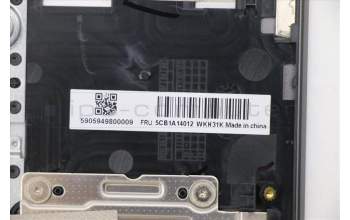 Lenovo 5CB1A14012 COVER Upper C81YM AL_BLK FP BLKB_SLVN