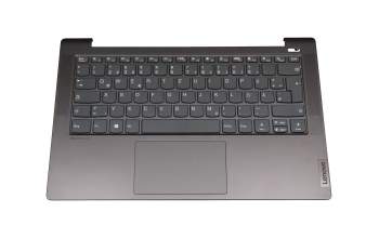 5CB1A14134 original Lenovo clavier incl. topcase DE (allemand) gris/gris