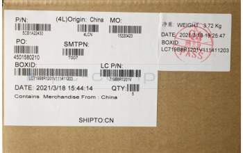 Lenovo 5CB1A22430 COVER UpperCaseASM_CZE/SLK L82BJ DM
