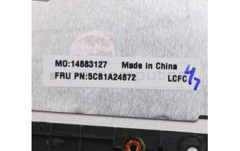 Lenovo 5CB1A24872 COVER UpperCaseASMNORDICL81YQBLFPPGML