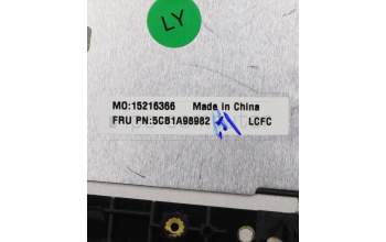 Lenovo 5CB1A98982 COVER Upper Case ASM_SPAL81YQNBLNFPPGML