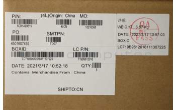 Lenovo 5CB1A99615 COVER Upper Case ASM_FRAL81YQNBLNFPGGML