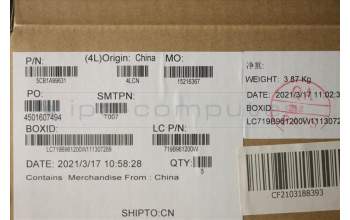 Lenovo 5CB1A99631 COVER Upper Case ASM_SPAL81YQNBLNFPGGML