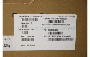 Lenovo 5CB1B02574 COVER Upper Case ASM_ILD C 20VF MGBL