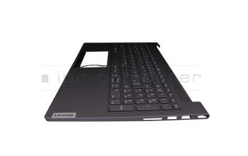 5CB1B10119 original Lenovo clavier incl. topcase DE (allemand) noir/gris avec rétro-éclairage