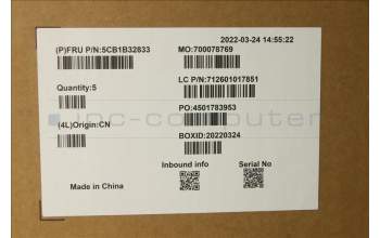 Lenovo 5CB1B32833 COVER Upper Case ASM_ENG WT 82EG SR