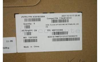 Lenovo 5CB1B33804 COVER UpperCase ASM_FRA/ARA C20VD HDMGBL