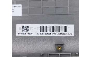 Lenovo 5CB1B34834 COVER UpperCaseASM_SLV C20VG MGBL