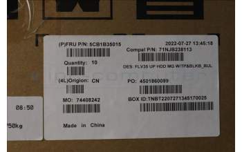 Lenovo 5CB1B35015 COVER UpperCaseASM_BUL C20VE HD MGBL