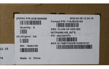 Lenovo 5CB1B35086 COVER UpperCaseASM_EUROENG C20VEHDMGNBL