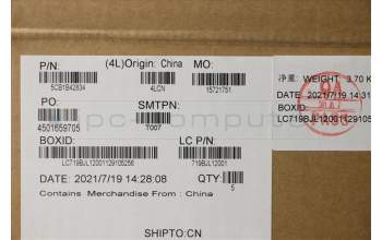 Lenovo 5CB1B42834 COVER Upper Case ASM_ARA L82FG FPABBL