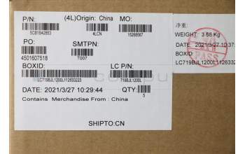 Lenovo 5CB1B42853 COVER Upper Case ASM_POR L82FG FPABBL
