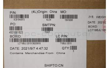 Lenovo 5CB1B42872 COVER Upper Case ASM_GER L82FG FPABBLML