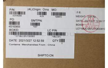 Lenovo 5CB1B42885 COVER Upper Case ASM_SLV L82FG FPABBLML