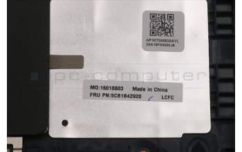 Lenovo 5CB1B42920 COVER Upper Case ASM_UKE L82FG FPABNBL