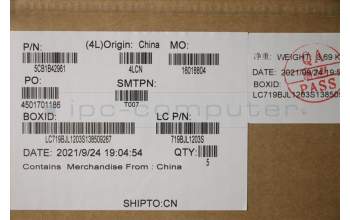 Lenovo 5CB1B42961 COVER Upper Case ASM_GER L82FG NFPABBL